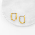 Square Hoop Earrings | Earrings by DORADO