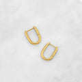 Square Hoop Earrings | Earrings by DORADO