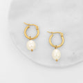 Freshwater Pearl Charm Earrings | Earrings by DORADO