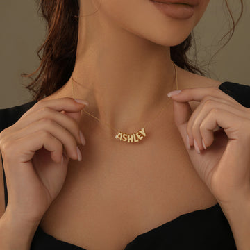 Bubble Name Necklace