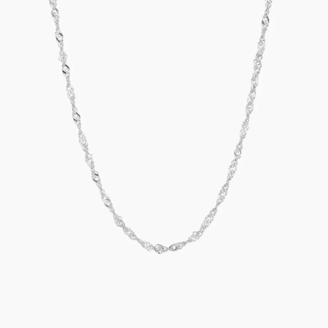 Singapore Chain Necklace - 2mm | DORADO