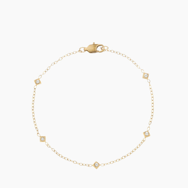 Crystal Chain Anklet | Anklets by DORADO