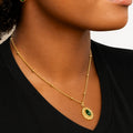 Heirloom Emerald Stone Necklace | DORADO