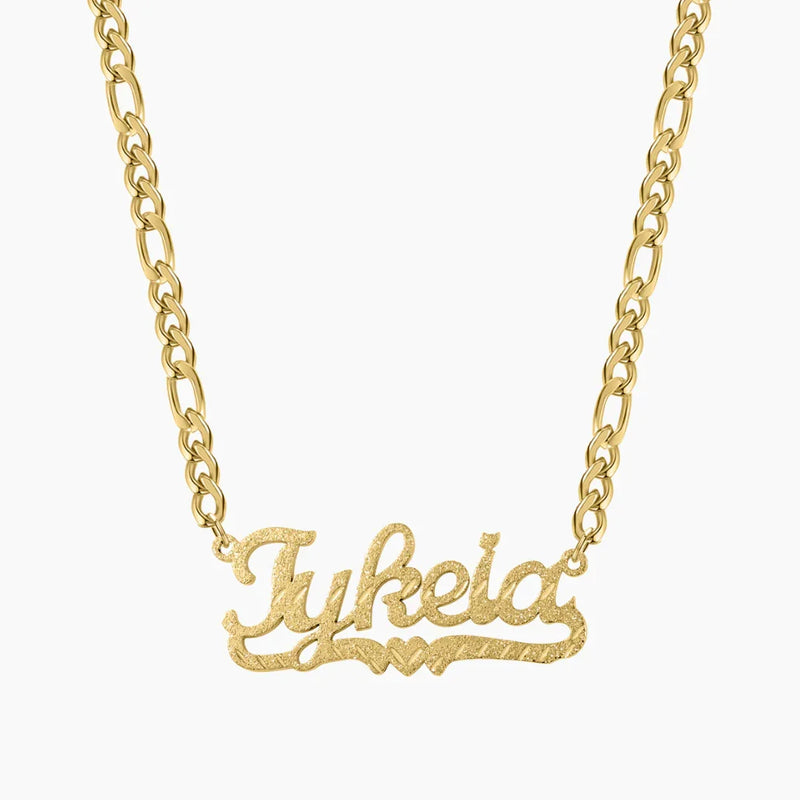 Diamond Cut Heart Name Necklace Regular price $118 Sale price $59