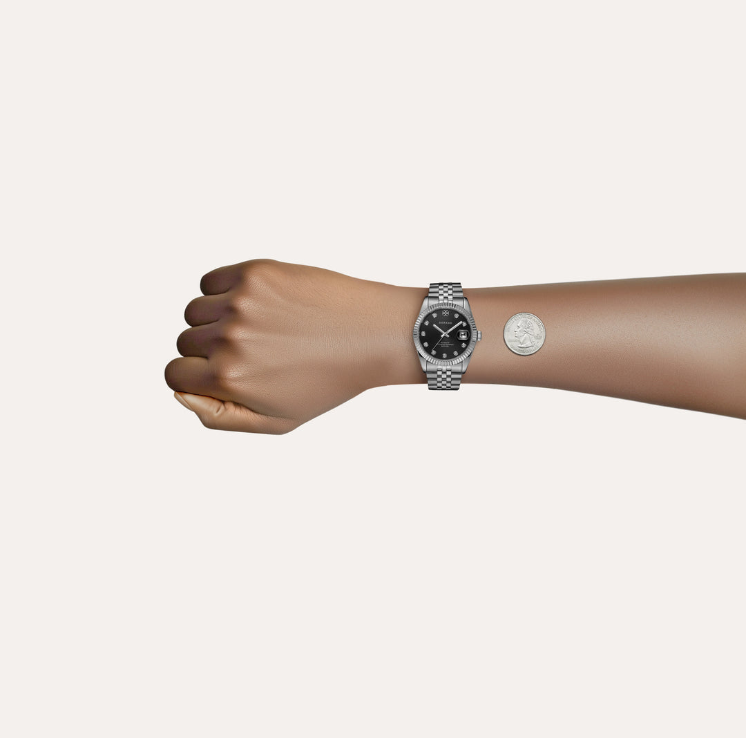DORADO Silver Timeless Watch - Black | Watch by DORADO
