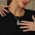 Iced Photo Pendant w/ Cuban Chain | Necklaces by DORADO