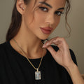 Iced Photo Pendant w/ Rope Chain | Necklaces by DORADO
