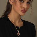 Iced Photo Pendant w/ Cuban Chain | Necklaces by DORADO