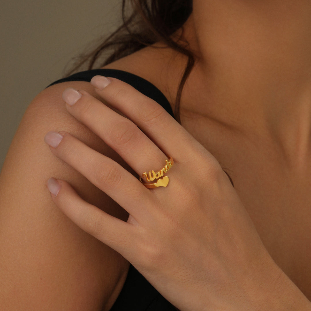 Heart Name Ring | Ring by DORADO