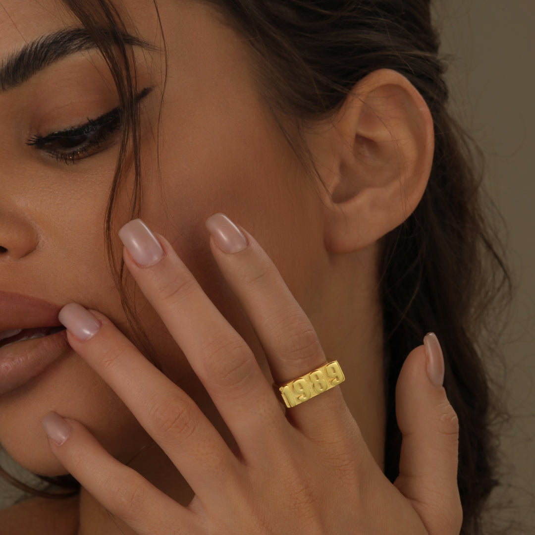 3D Year Ring | Ring by DORADO