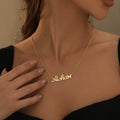 Kids Butterfly Name Necklace | Necklaces by DORADO