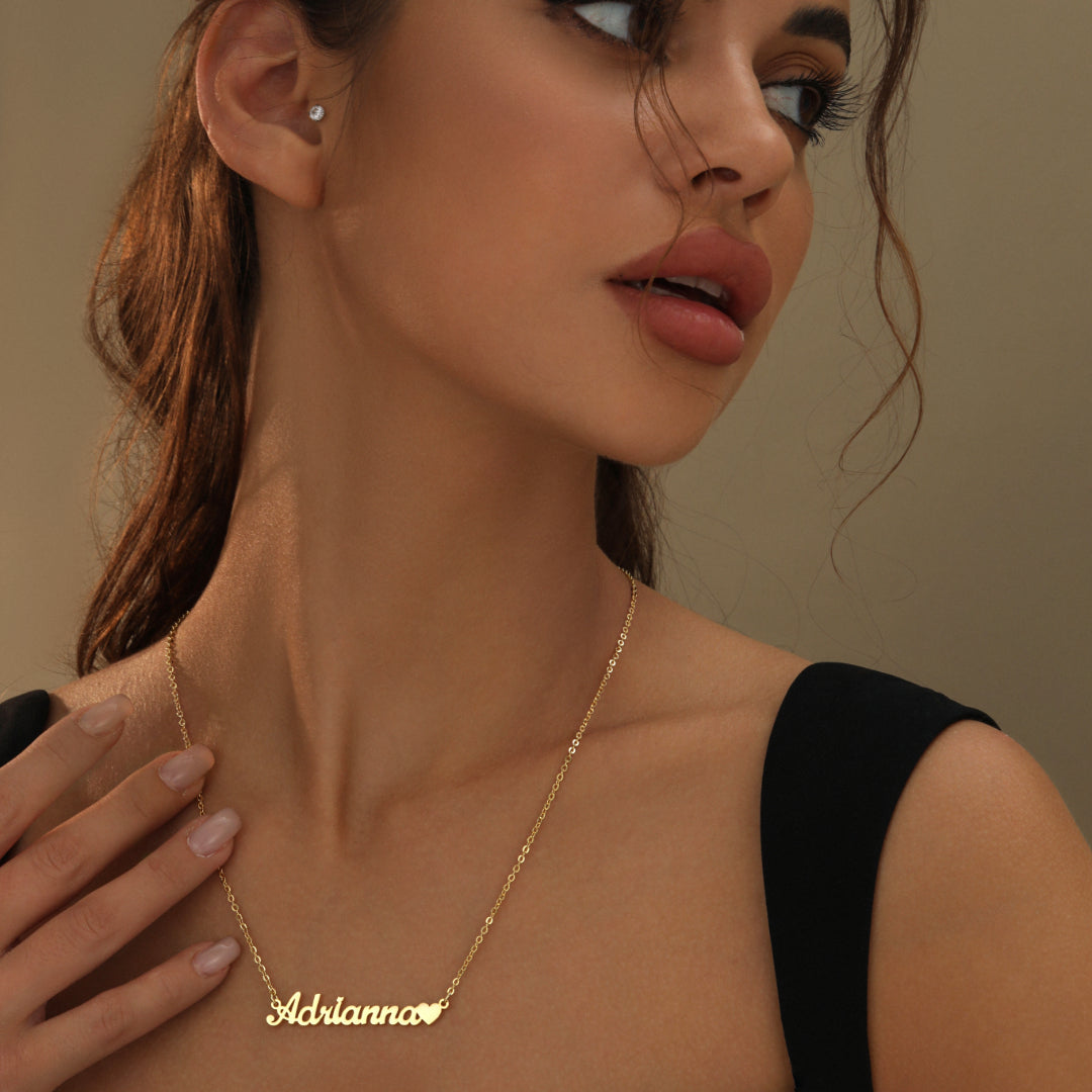 Name Heart Necklace