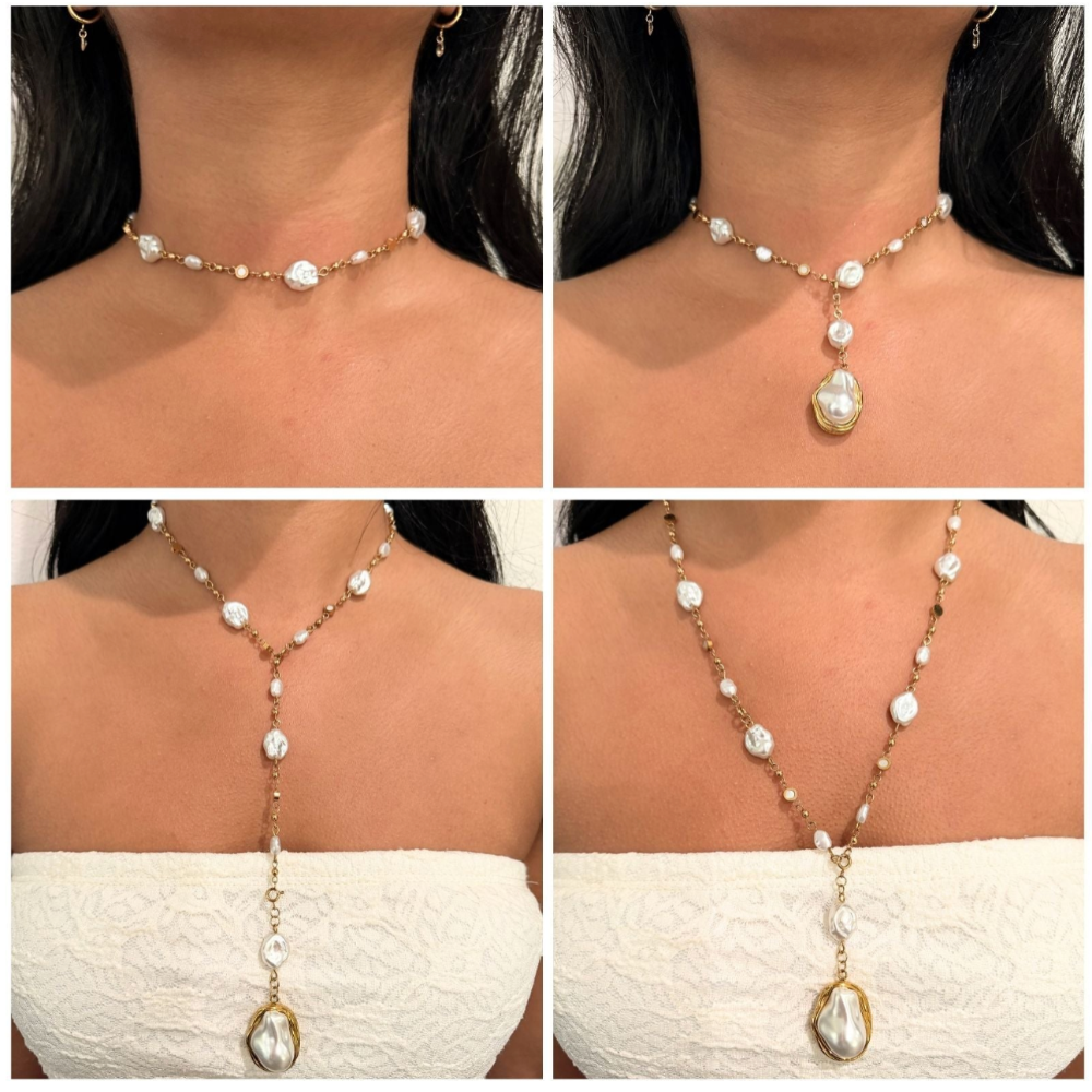 Perlita Pendant Necklace | Necklaces by DORADO