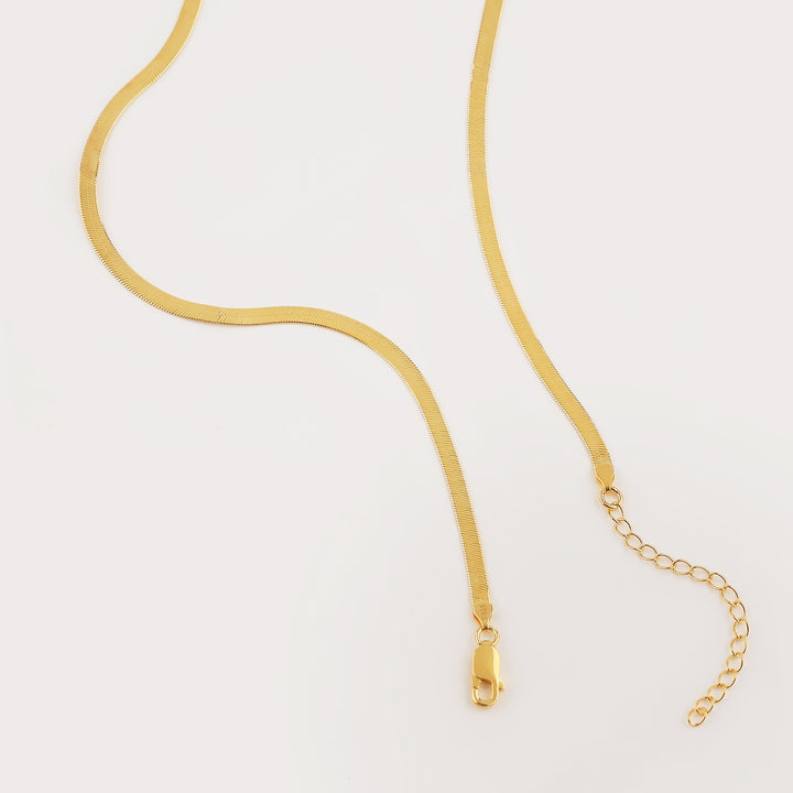 Herringbone Necklace - 3mm | Dorado Fashion
