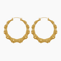 Bamboo Hoop Earrings | Dorado Fashion