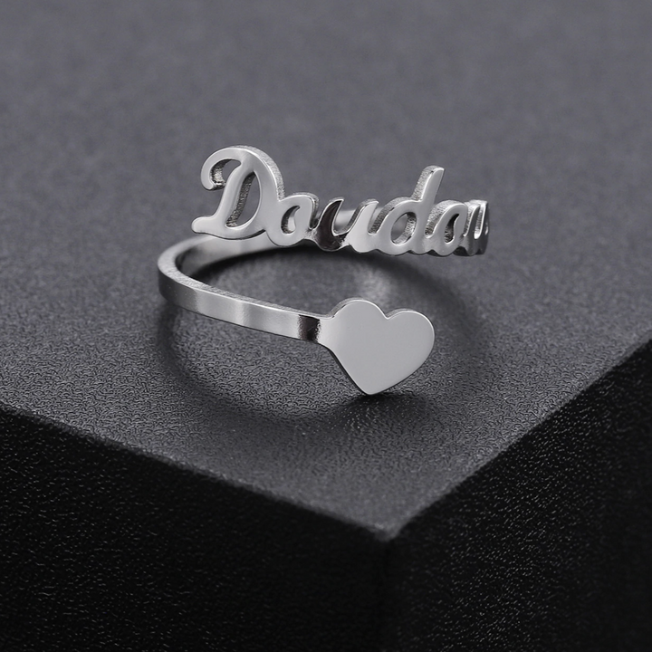 Heart Name Ring | Dorado Fashion