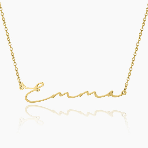 Name deals necklace dorado