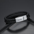 Engraved Leather Bracelet | Dorado Fashion