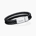 Engraved Leather Bracelet | Dorado Fashion