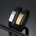 Engraved Leather Bracelet | Dorado Fashion