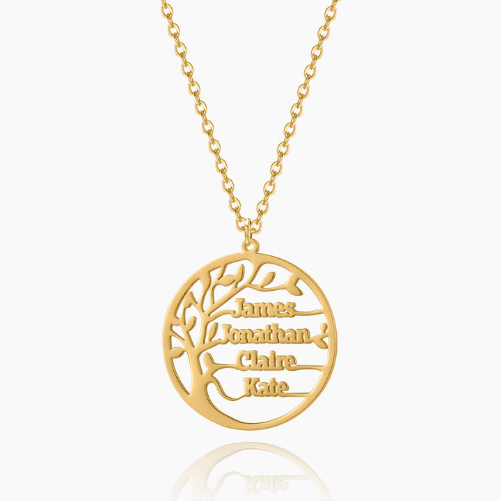 Family Tree Name Necklace | Dorado Fashion