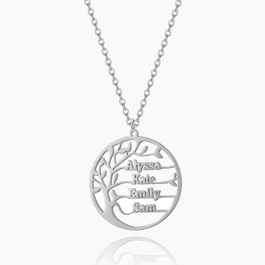 Family Tree Name Necklace | Dorado Fashion