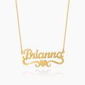 Title Heart Name Necklace | Dorado Fashion