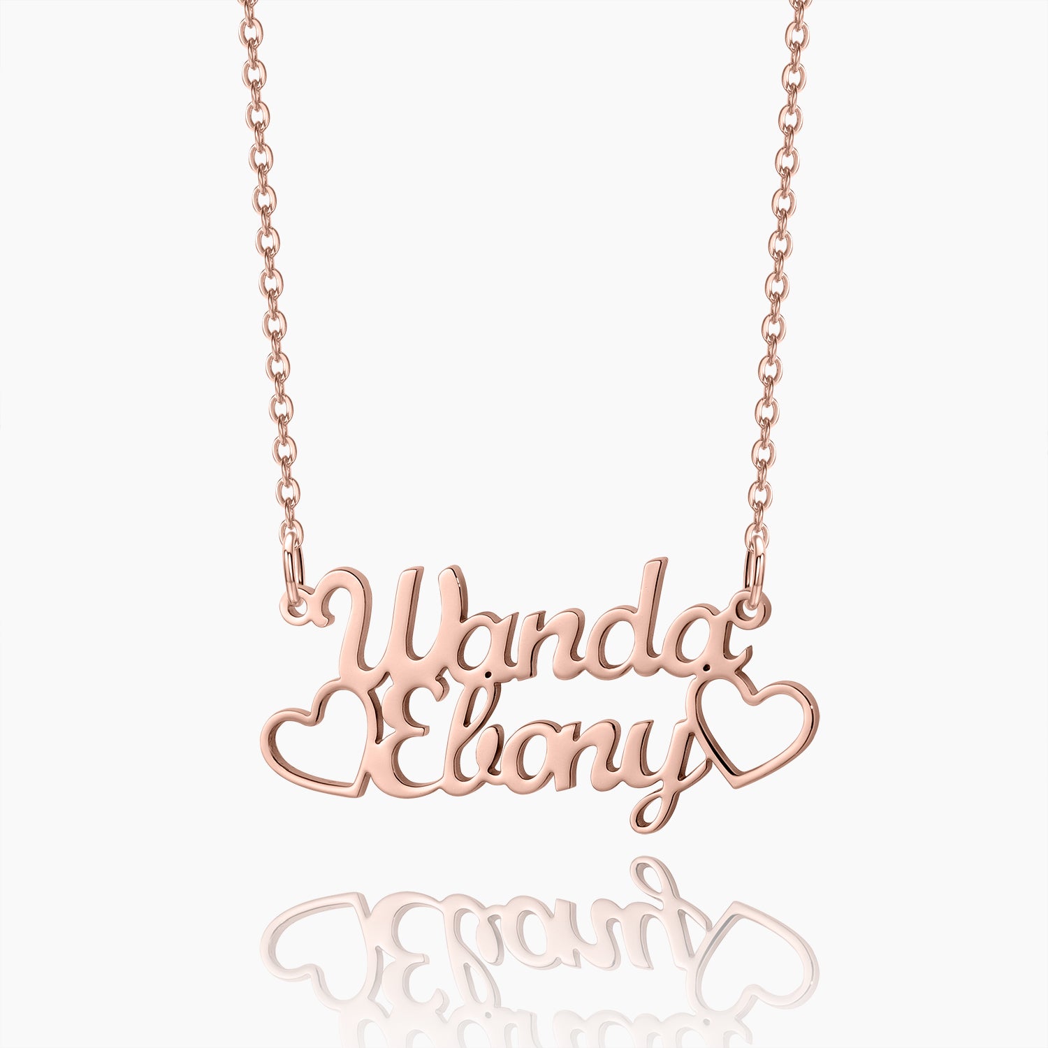 Double Name Necklace | Dorado Fashion