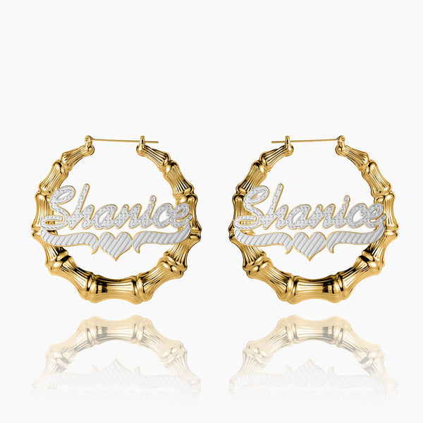 Personalized Name Dulhaniya Earrings for Bride - Blingtastic Jewel