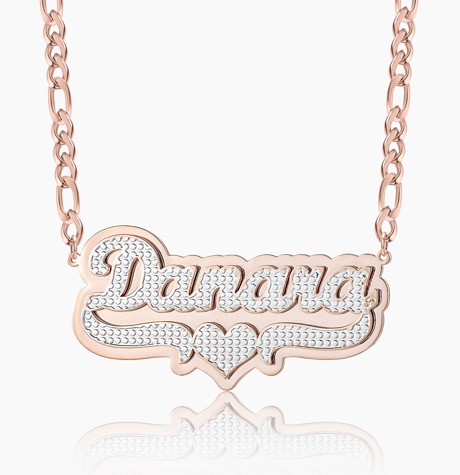 Double Plated Name Necklace 