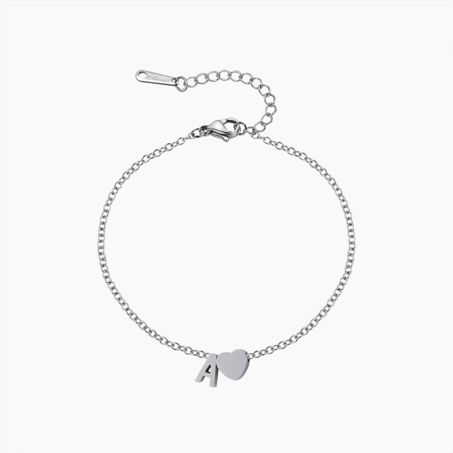 Heart Letter Bracelet | Dorado Fashion