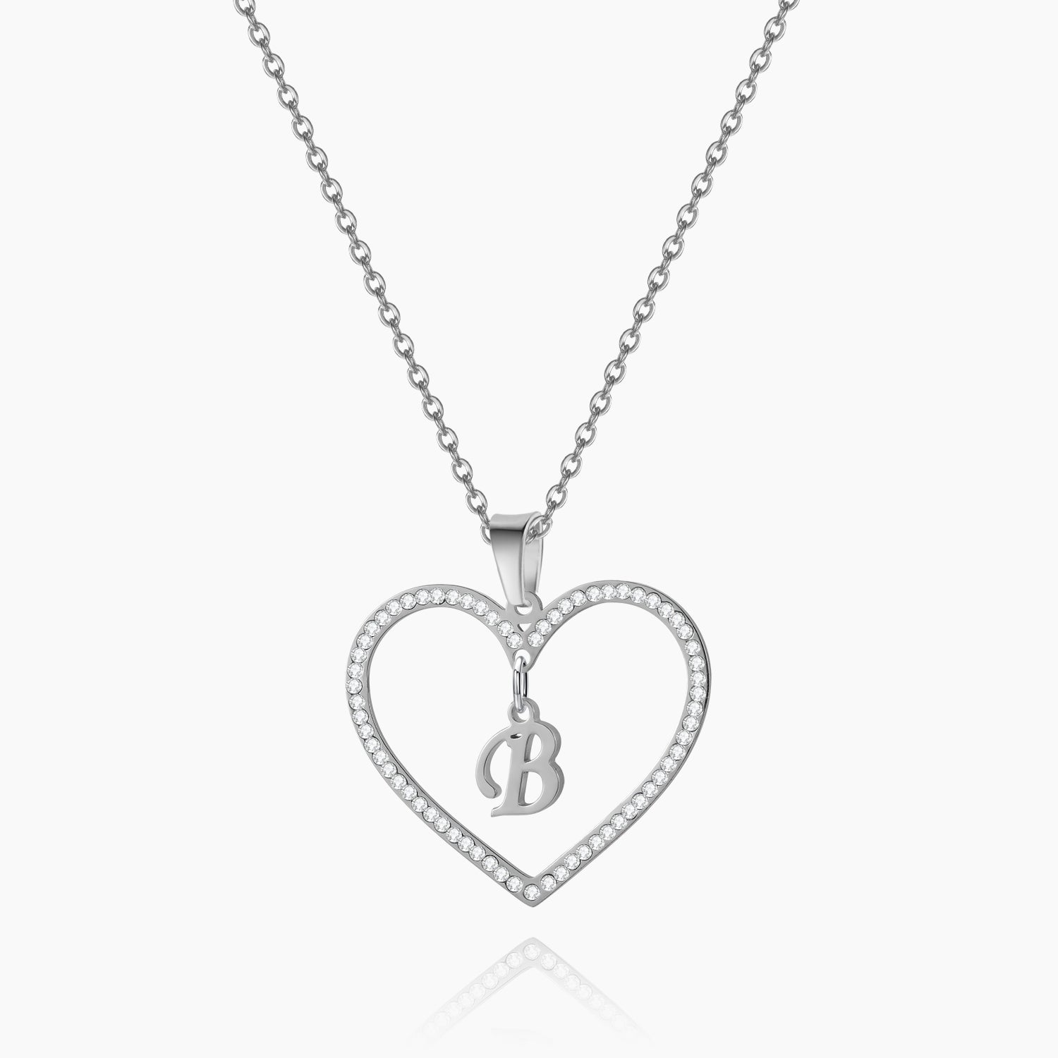 Heart Initial Necklace | Dorado Fashion