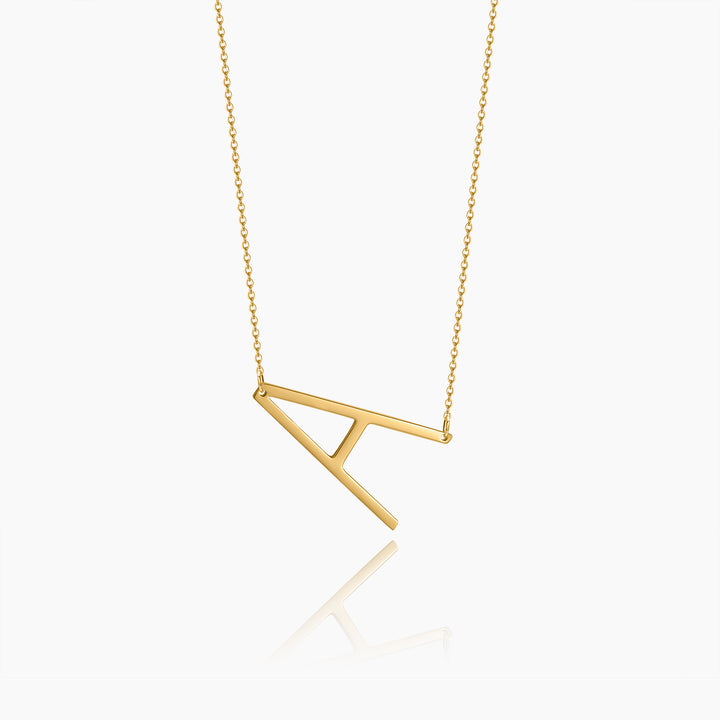 Large Letter Necklace | Dorado Fashion