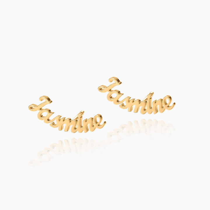 Name Stud Earrings | Dorado Fashion