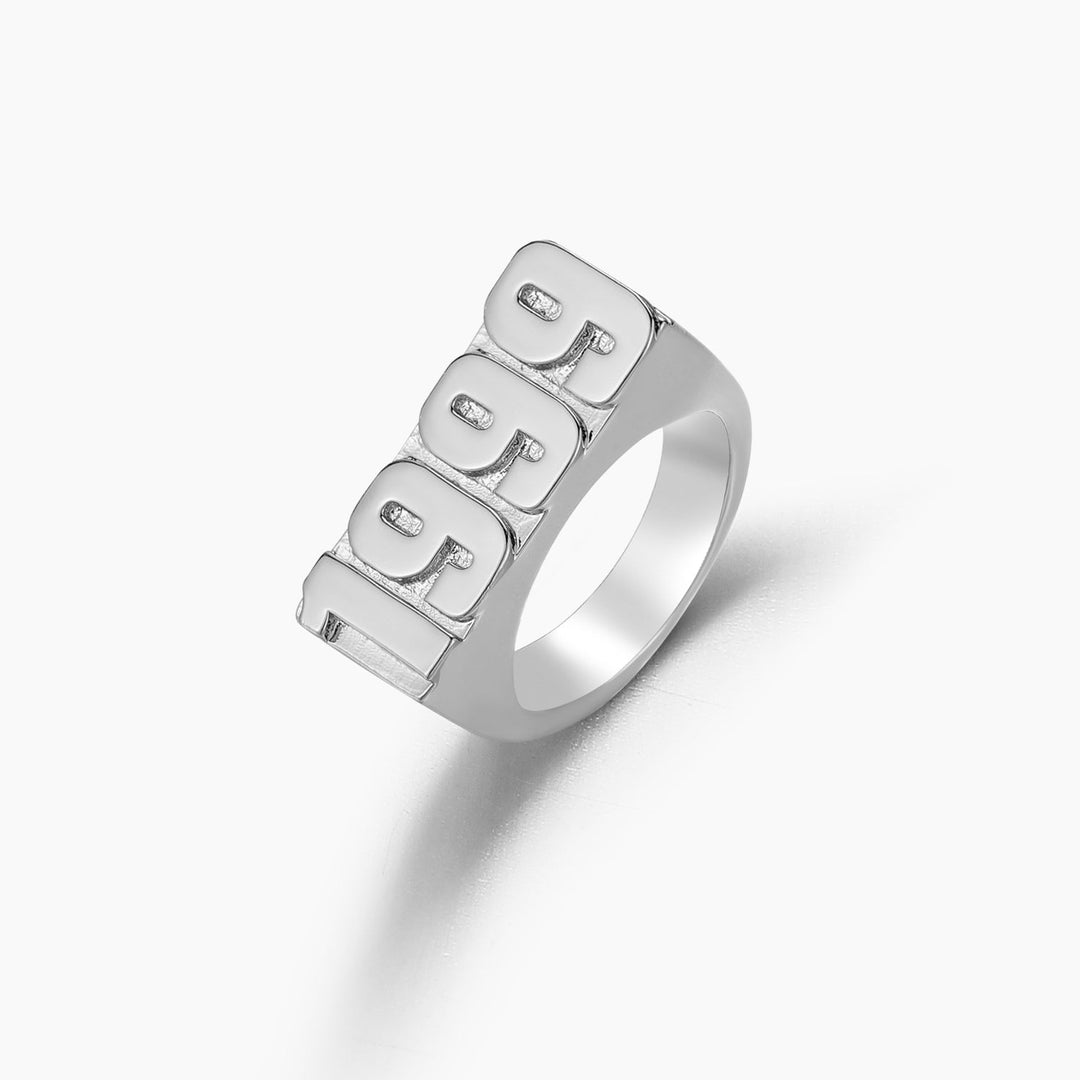 3D Year Ring | Dorado Fashion