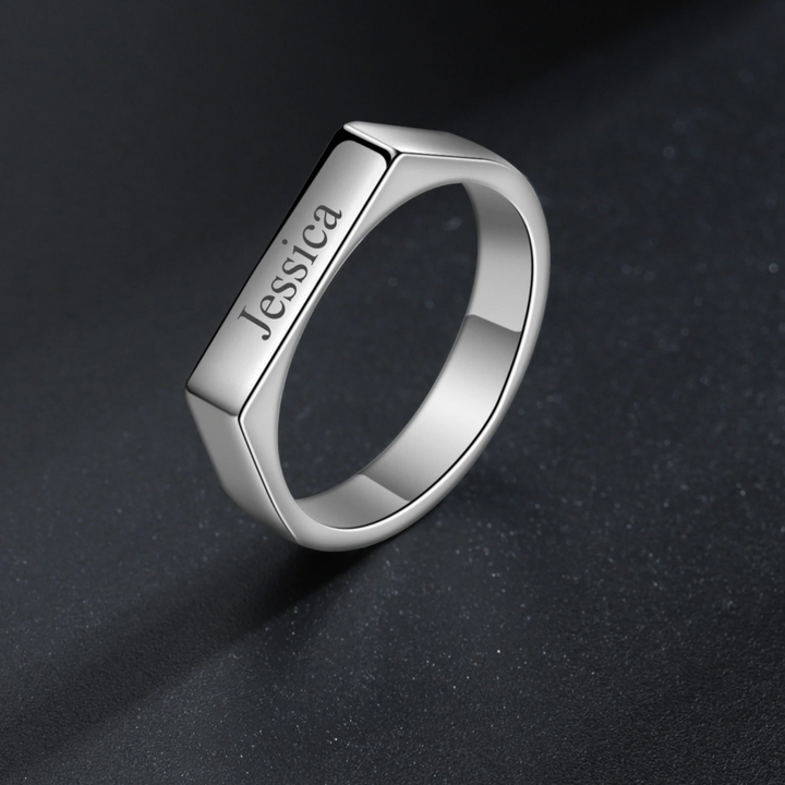 Engraved Name Ring | Dorado Fashion